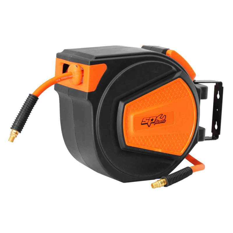 Retractable Air Hose Reel - Wall Mounted